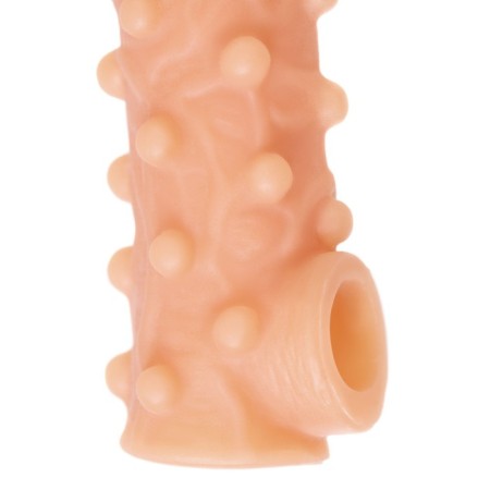 Kokos nozzle is realistic with additional stimulation, TPE, bodily, 15.6 cm, s-4