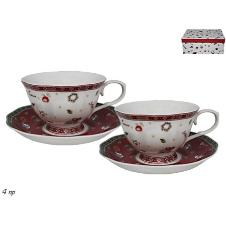 Set a cup with a saucer Lenardi, 250 ml, 2 pcs