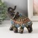 Polystone souvenir "Elephant in Red-blue Popone" MIX 11x6x12 cm