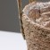 Kashpo wicker "safari" with handles, 25.5x25x23 cm, natural