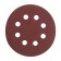 Circle of abrasive grinding under the "Velcro" tundra, perforated, 125 mm, p180, 10 pcs.