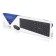 The keyboard set and the mouse Smartbuy One 328327ag, the Work, Membram, 1600 DPI, USB, Black