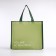 Bag without fastening, green color