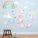 The vinyl sticker "Fly to the dream", interior, 30 x 35 cm