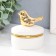 Coramics box "Golden Bird. Book" White 7.5x5.6x9 cm