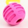 Toy "A ball reinforced on a rope", 43 cm, ball 6 cm, pink