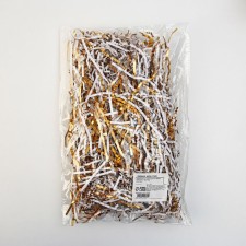 Filler for balls and gifts, packaging, Golden fireworks, 15 x 26 cm