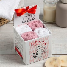 A set of decorative terry napkins 