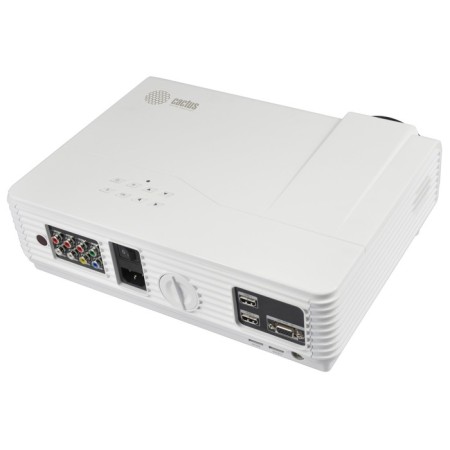 Projector CACTUS CS-PRO.09WT.WXGA-W, 3000LM, 1280x720, 2000: 1, lamp resource: 50,000h, USB, HDMI 93551-2