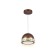 LED LED SCREED OF AMBRELLA LIGHT, ICE, FA9495, LED, 18 W, 1350LUM, 4200K, Coffee color, Chrome