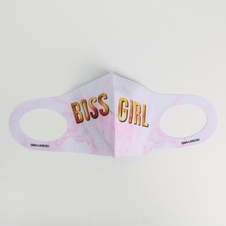 Mask from neoprene reusable, protective, Boss Girl-2
