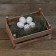 The egg is artificial lining, for chickens, 4 × 5 cm, 1 pc., White, Greengo