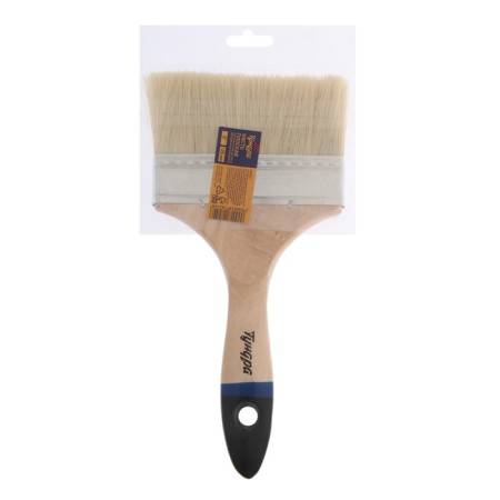Brush flat tundra, natural bristles, wooden handle, 5 ", 125 mm-4