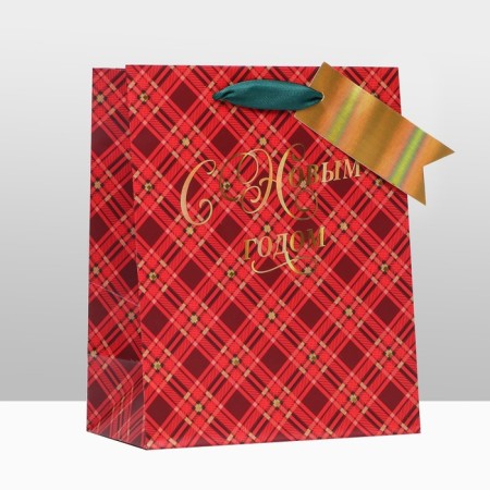 Gift package "Happy New Year", cage, luxury 18 x 22.3 x 10 cm