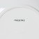 Porcelain dining porcelain Magistro "Flower", D = 19 cm, white color