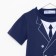 Children's T-shirt KAFTAN "Captain", blue, height 86-92 (28)