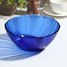 SEAA Brim, d = 19 cm, glass, blue color