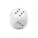 Player cube, white, 1.5 x 1.5 cm, set 20 pcs