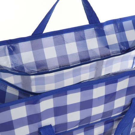 Lightning bag, blue/white color-2