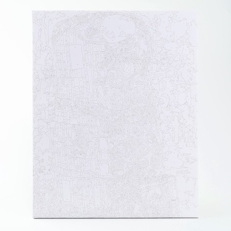 Picture on numbers on a canvas with a “kiss” Gustav Klimt, 40 x 50 cm-2