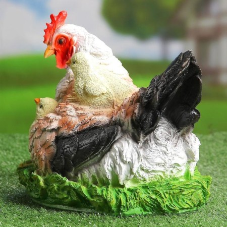 Garden figure "Chicken hen" 27x19x23cm-6
