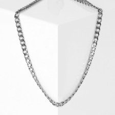 Gladiator chain large links, color silver, 55 cm