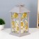Spinker "Flowers" LED from 3HaAA batteries with a gray with a golden patina 14x14x29.5 cm Risalux