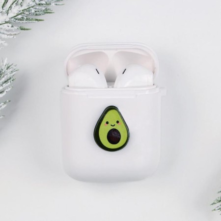 Case for wireless headphones for the New Year "New Year's Life", 5.5 x 4.7 cm