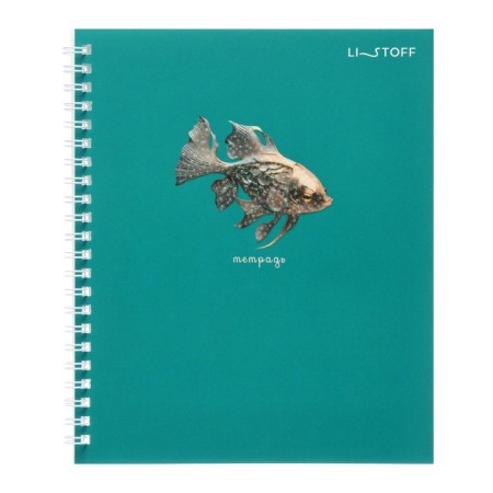 Notebook of 48 sheets in the cage on the crest "Beautiful accents", cover coated cardboard, selective varnish, sparkles, offset block, mix-3