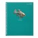 Notebook of 48 sheets in the cage on the crest "Beautiful accents", cover coated cardboard, selective varnish, sparkles, offset block, mix
