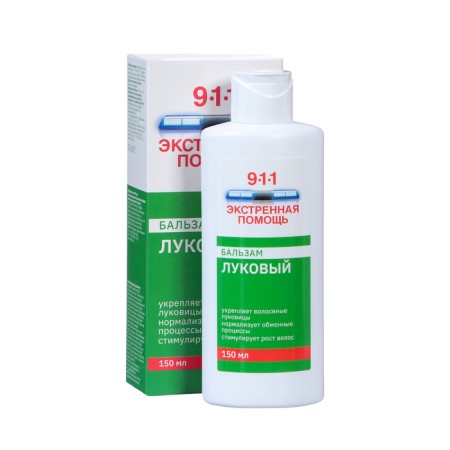 Balm from hair loss and baldness 911 "Onion", 150 ml.