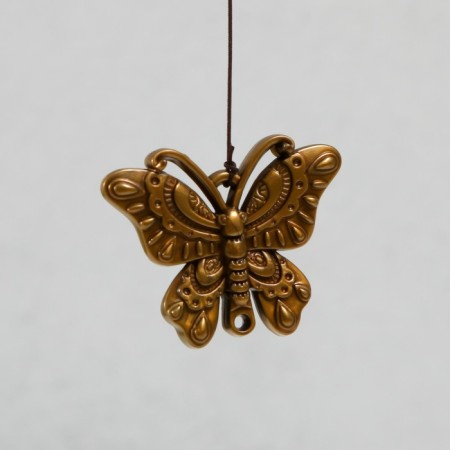 Wind Music Metal "Butterflies and 6 Color Bells" 55x4.7x4.2 cm-3
