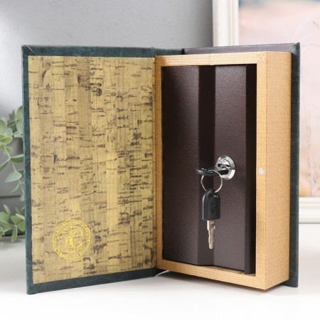 Safe Brush tree to the leatherette "Home Home" 21x13x5 cm-2