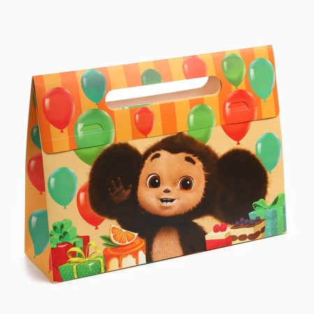 Package-box, gift packaging, 40x30x12 cm, Cheburashka-1