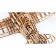 Wooden Model 3D, Ewa, Airplane with a motor