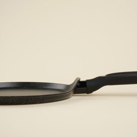 Pancake pan aluminum with anti -stick coating SL Home, D = 22 cm, h = 1.6 cm, induction, black color-2