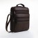 Male bag on lightning, long belt, brown color