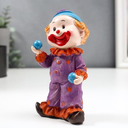 Polystone souvenir "Clown in a pea costume" MIX 15.5x7x5 cm-3