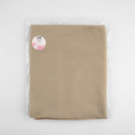 Flice flap, one -sided, 50 × 50 cm, 190 g/m, beige color No. 21-6