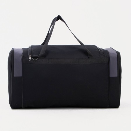 Road bag on lightning, 3 outer pockets, long belt, black/gray color-1