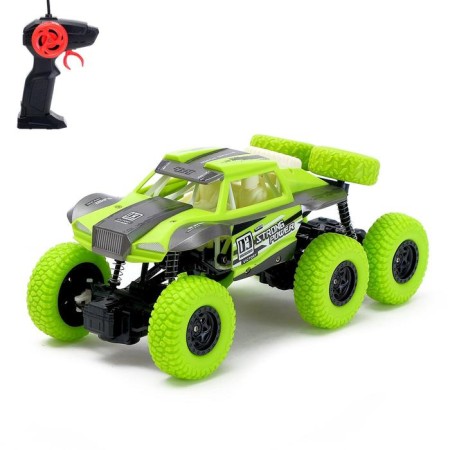 Radio -controlled jeep "Monster", 4WD, works on the battery, green color