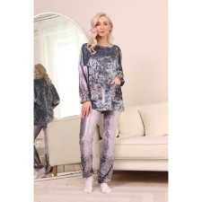 Female suit, size 42, gray color
