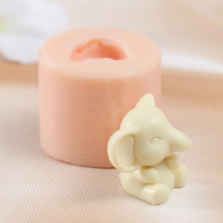 Mold Silicon "Elephant" 2.5x3.3x3 cm-1