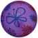 Children's ball "Flowers", d = 22 cm, color mix