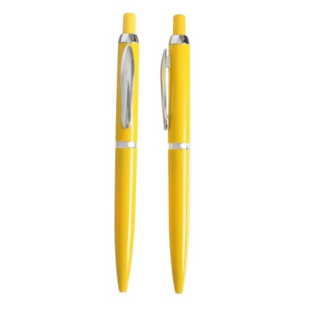 Automatic ball handle, 0.5 mm, under the logo, blue rod, yellow case