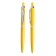 Automatic ball handle, 0.5 mm, under the logo, blue rod, yellow case