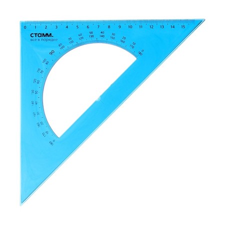 Triangle with a transporter 16 cm 45 ° Istanm "Neon Cristal", mix-1
