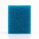 Rectangular sponge for filter No. 7, coarse, 8 x 8 x 10 cm, blue