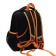 Frame backpack 35 x 27 x 13 cm, Hatber Ergonomic Min "Vlad A4", black/orange NRK_70104