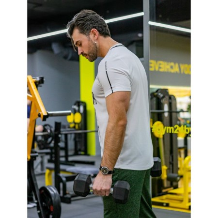 Sports T -shirt Male Isee, size 48, white color-9